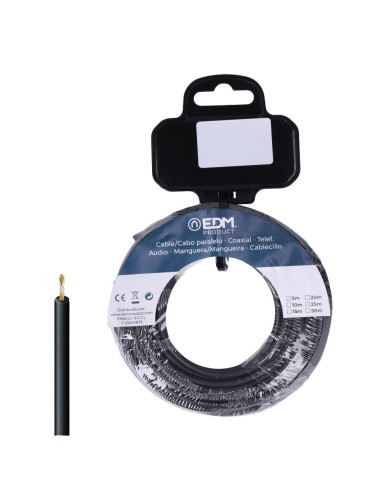 MANGUERA ELECTRICA LIBRE HALOGENOS 1,5 NEGRA R25