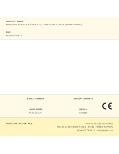 MANGUERA ELECTRICA TUBULAR BLANCA 2X1 2