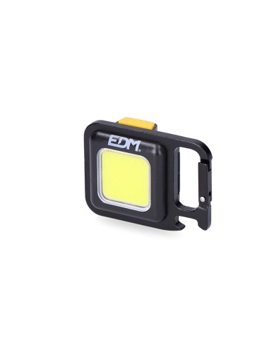 LINTERNA LLAVERO MULTIFUNCIONAL COB 6 W, MEDIDA 45 X 21,5 X 62 MM EDM