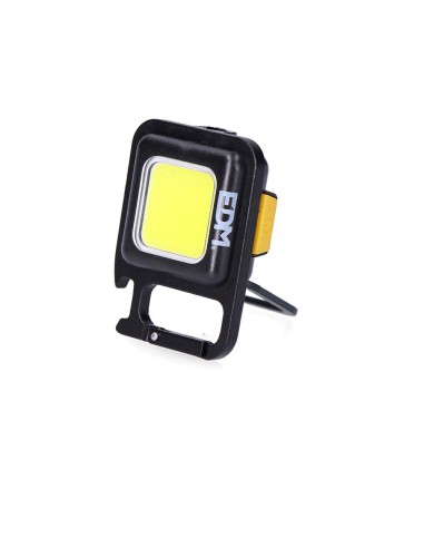 LINTERNA LLAVERO MULTIFUNCIONAL COB 6 W, MEDIDA 45 X 21,5 X 62 MM EDM