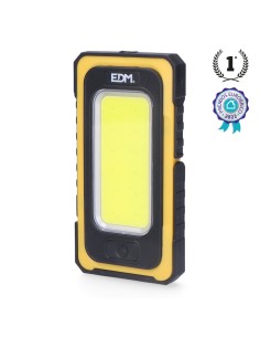 LINTERNA LED SOLAR RECARGABLE CON GANCHO E IMAN COB 10W 750LM EDM