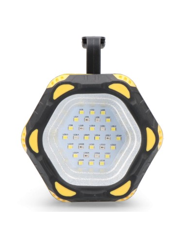 LINTERNA DE MANO CON LED FRONTAL 400LM + LATERAL 200LM EDM