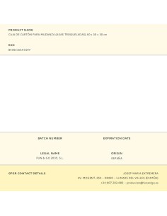 CAJA DE CARTON PARA MUDANZA (ASA TROQUELADA) 40X30X30CM FUN & GO FUN AND GO 2