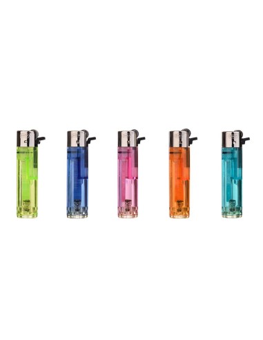 ENCENDEDOR DE PIEDRA, COLORES SURTIDOS TRANSPARENTES PROF