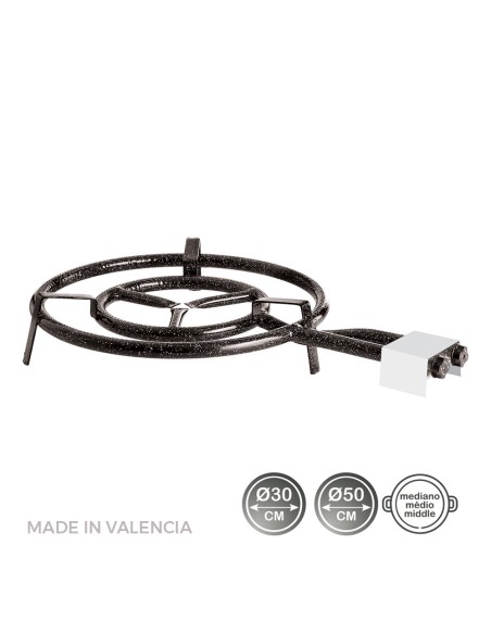 QUEMADOR GAS BUTANO/PROPANO å50CM 2 FUEGOS.