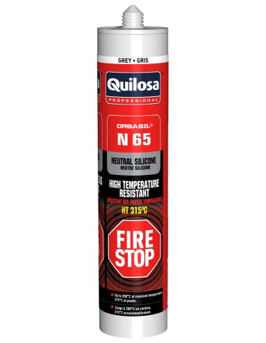 SILICONA ORBASIL N-65 ALTA TEMPERATURA GRIS 300 ML