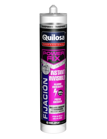POWER FIX INSTANT INVISIBLE CARTUCHO 290 ML TRANSPARENTE
