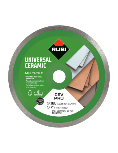 DISCO C/H 180 GENERAL CERAMICA REF.25912