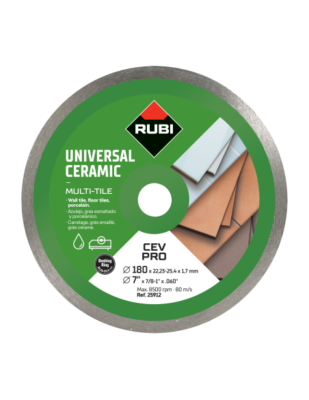 DISCO C/H 180 GENERAL CERAMICA REF.25912