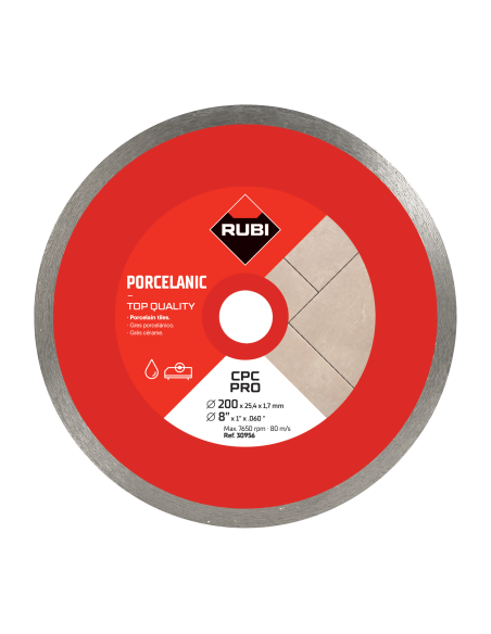 DISCO C/H 200 PRO DISCO DIAMANTE BANDA CONTINUA PORCELANICO
