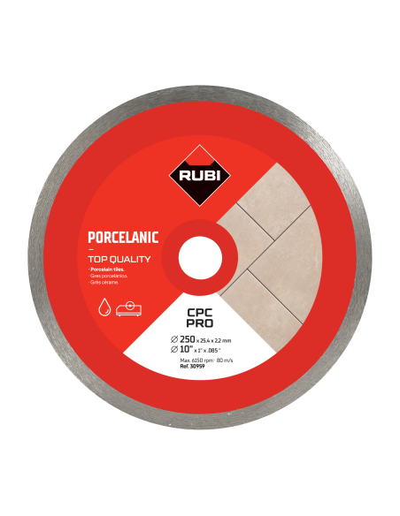 DISCO C/H 250 CPC PRO BANDA CONTINUA PORCELANICO