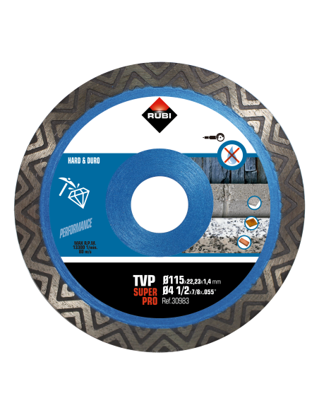 DISCO DIAMANTE TVP 115 MM SUPER PRO SUPERPRO