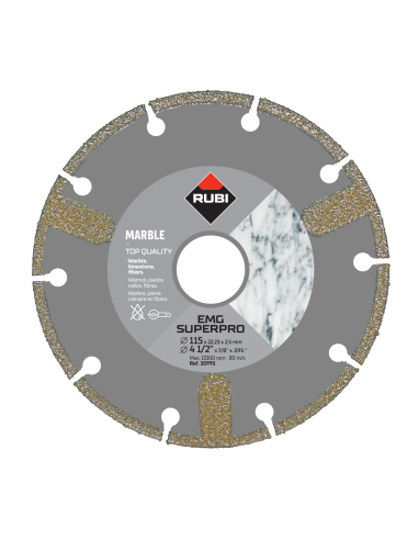 DISCO DIAMANTE EMG 115 MM SUPER PRO