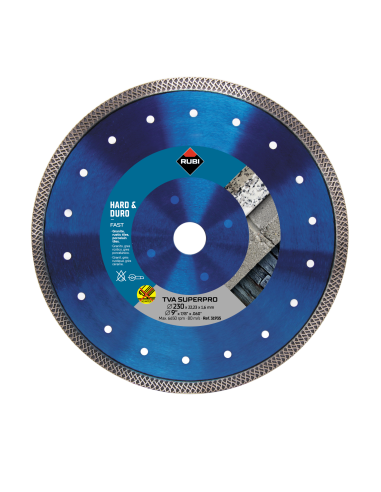 DISCO C/S 230 TURBO TVA SUPERPRO MATERIALES DUROS