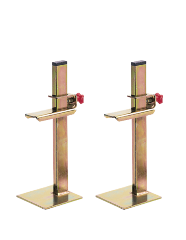 JUEGO SOPORTES REGLA 30 CM.