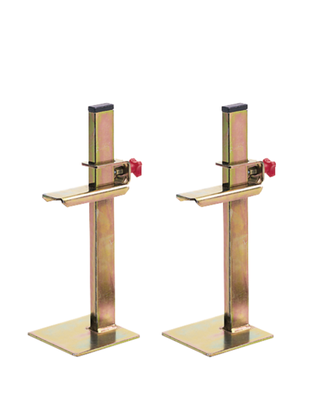 JUEGO SOPORTES REGLA 30 CM.