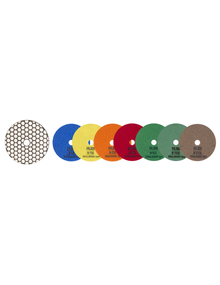 DISCO PULIDO DIAM. SECO å100 MM GR.50