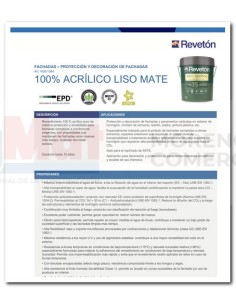 REVETON 100% ACRILICO LISO EXTRAMATE 15LTS 2