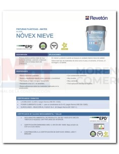 NOVEX NIEVE MATE BLANCO 15L 2