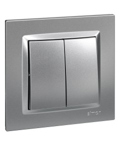 DOBLE CONMUTADOR ALUMINIO