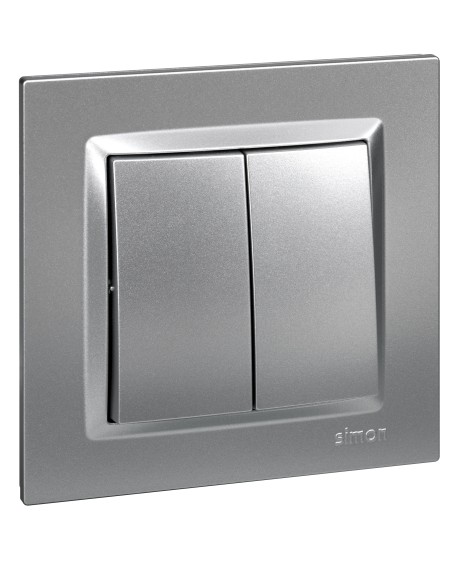 DOBLE CONMUTADOR ALUMINIO