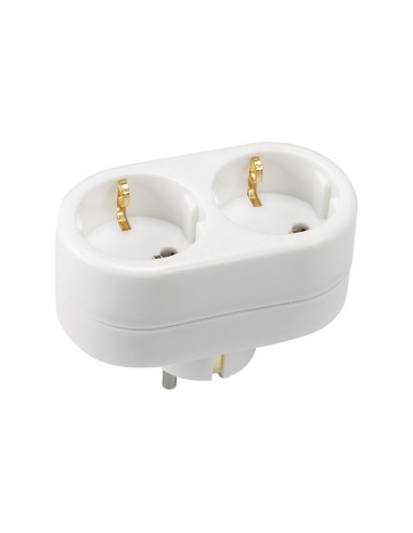 ADAPTADOR SCHUKO 2 TOMAS 16A FRONTALES