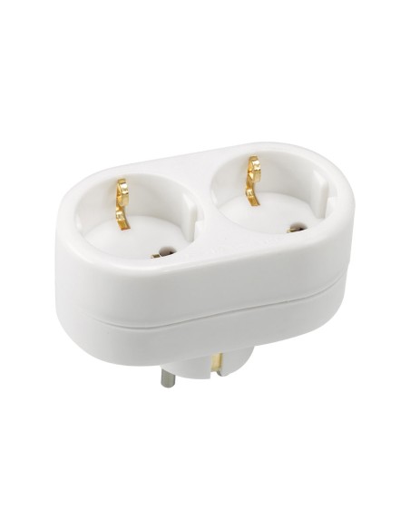 ADAPTADOR SCHUKO 2 TOMAS 16A FRONTALES
