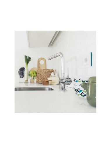 PULSADOR BLANCO SERIE 10