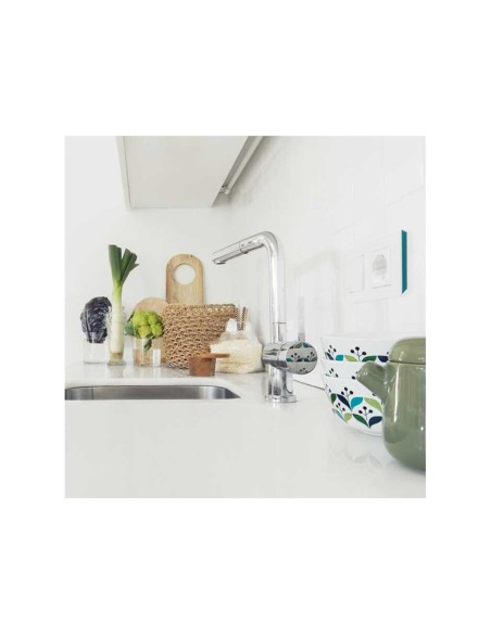 PULSADOR BLANCO SERIE 10