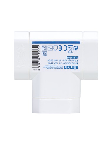 PORTALAMPARAS E27 TERMOPLASTICO BLANCO