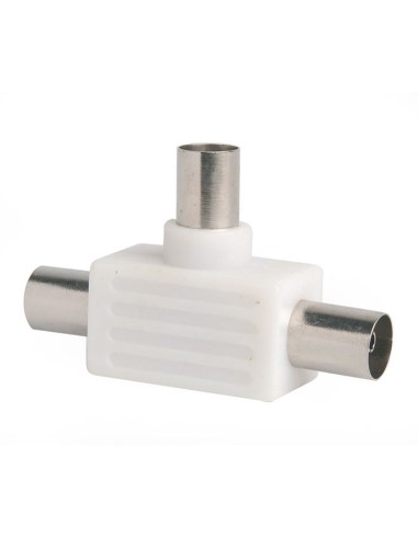 CONECTOR 2 MACHOS + 1 HEMBRA EN T