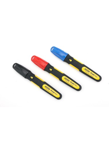 MARCADOR FATMAX PUNTA BISELADA - BLISTER 3 UDS (NEGRO, ROJO, AZUL) (LAPICES Y MA