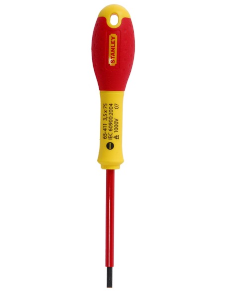 DESTORNILLADOR DE ELECTRICISTA AISLADO FATMAX PLANA 3,5X75MM