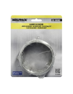 Alambre Galvanizado 1,10mm / 6 (Rollo 50 metros)