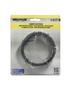 Alambre Plastificado 1,2 mm. Verde (Rollo 50 metros)