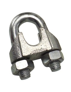 Sujetacables Galvanizado 12 mm. 1/2" Uso Domestico