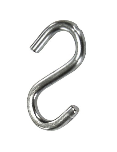 Gancho "S" Hierro Zincado 80 mm. "Uso Doméstico"