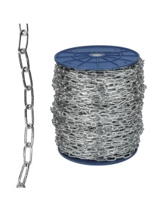 Cadena En Rollo Zincada 3 mm. (Rollo 125 metros)
