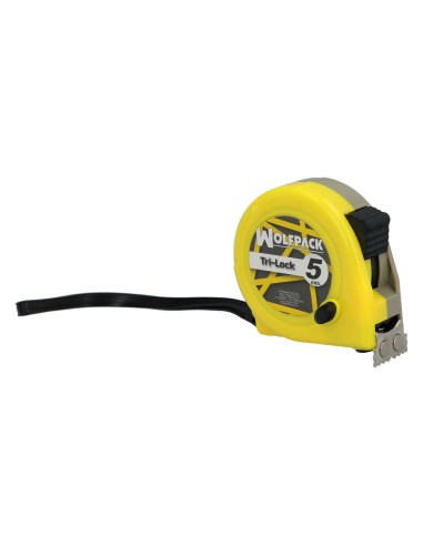 Flexometro Magnético Amarillo Con Freno 5 Metros / 19 mm.