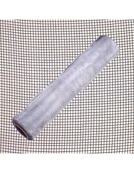 Tela Mosquitera Galvanizada 16x16/ 120 cm. Rollo 25 Metros