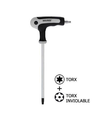 Llave Torx Maurer Con Mango "T" T25 Inviolable