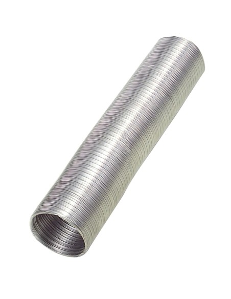 Tubo Aluminio Compacto Gris Ø 125 mm. / 5 metros