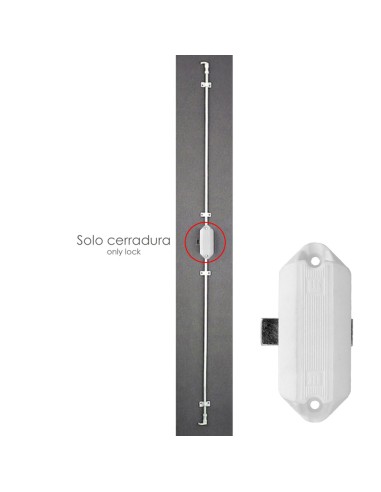 Cerradura Falleba Sin Llave 93/ Blanco