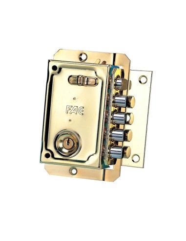 Cerradura Fac S 90 Dorada Derecha