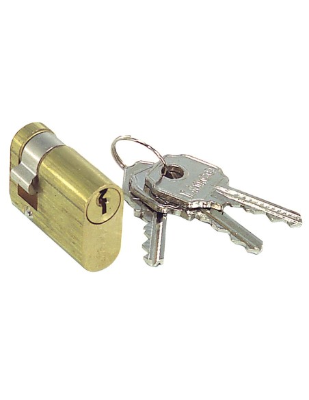 Cilindro Lince Ovalado 1/2 Latonado 0580/27 mm.