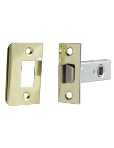 Picaporte Wolfpack Canto Cuadrado 35 mm. Hierro Latonado
