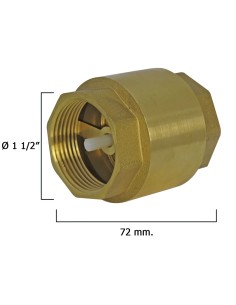 Valvula Retencion 1 1/2"