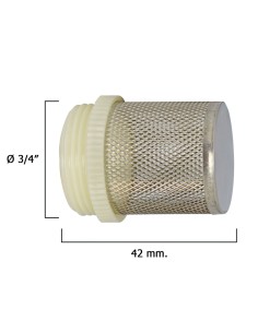 Filtro Inoxidable Para Válvula Retencion 3/4"