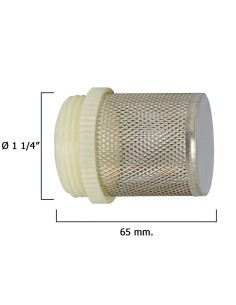 Filtro Inoxidable Para Válvula Retencion 1 1/4"