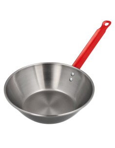 Sartén Honda Pulida Con Mango 38 cm.